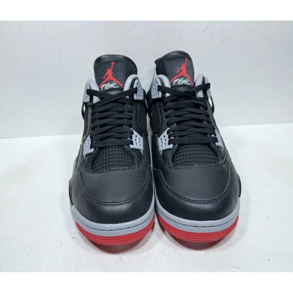 Nike Air Jordan 4 Men's Size 13 Retro Bred Reimagined  FV5029-006 Shoes Black